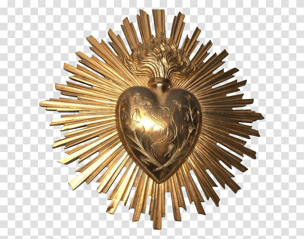 Pin Sacred Heart Without Thorns, Jewelry, Accessories, Accessory, Brooch Transparent Png