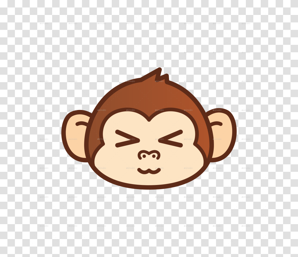 Pin Sad Monkey Clip Art Monkey Cartoon Face, Coffee Cup, Head, Label Transparent Png