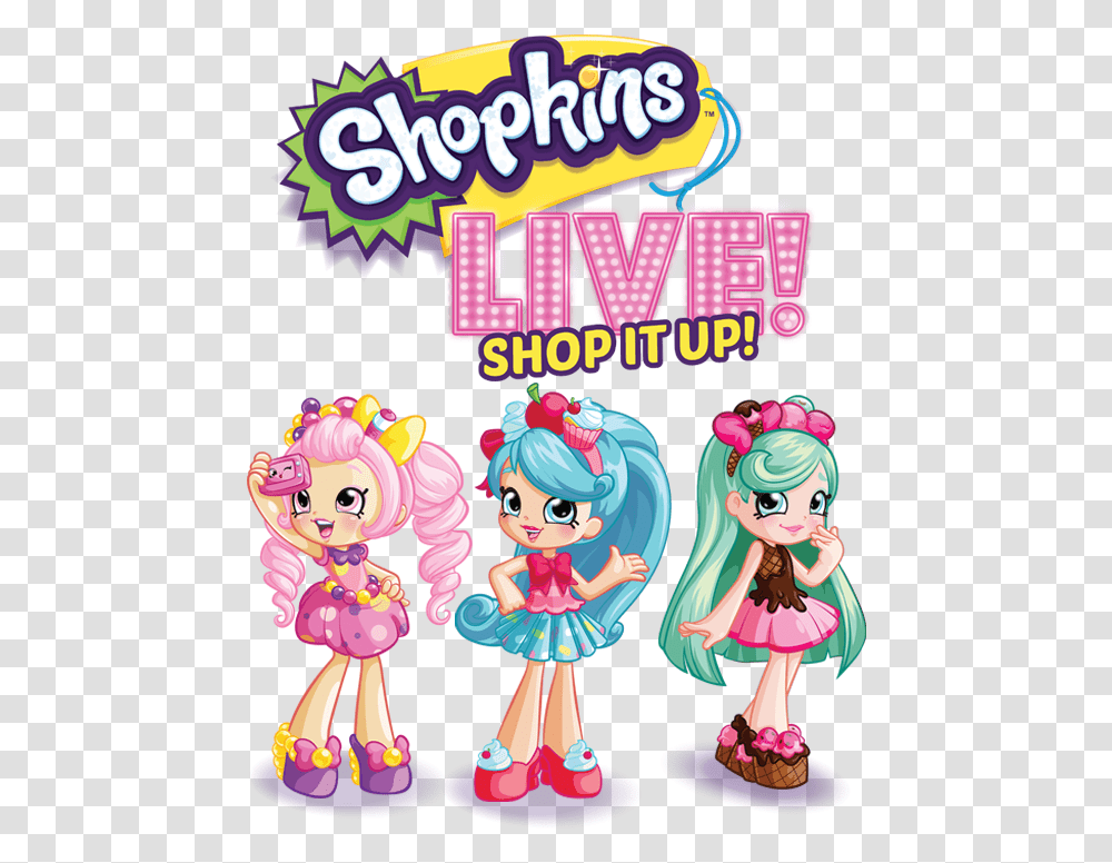 Pin Shopkins Logo Clipart Logo De Shopkins, Doll, Toy, Person, Human Transparent Png
