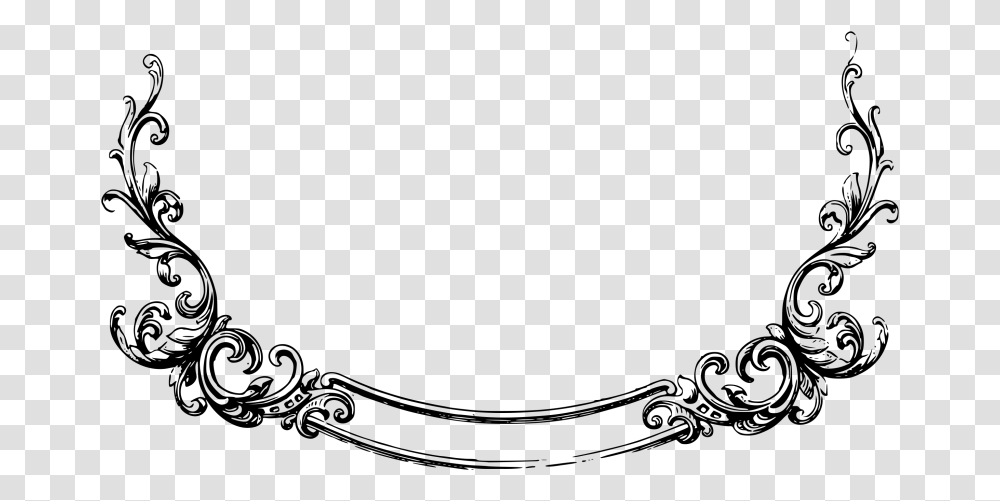Pin Simple Scrollwork Clipart Scrolls Clipart, Gray, World Of Warcraft Transparent Png