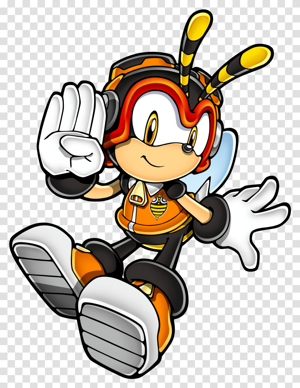 Pin Sonic The Hedgehog Charmy, Hand, Graphics, Art, Clothing Transparent Png