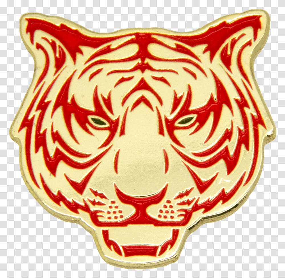 Pin Tiger In A Circle, Ketchup, Food, Logo, Symbol Transparent Png