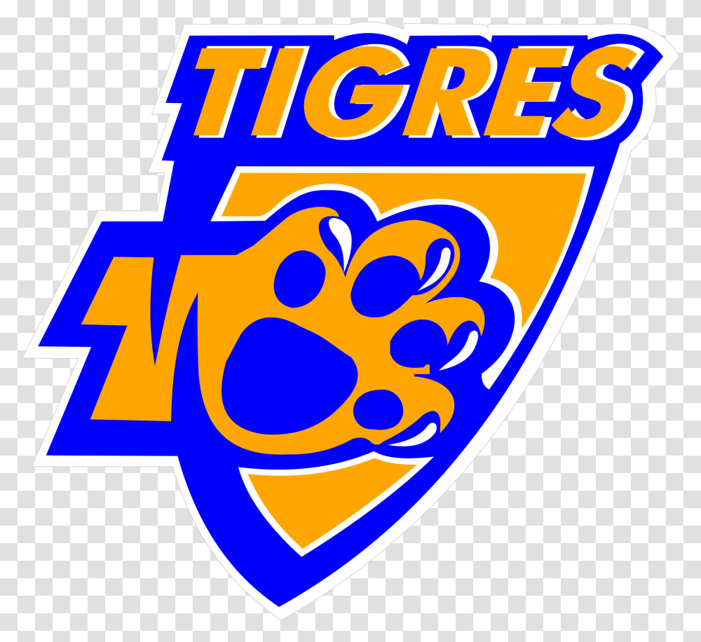 Pin Tigres Uanl Old Logo, Symbol, Plectrum, Label, Text Transparent Png