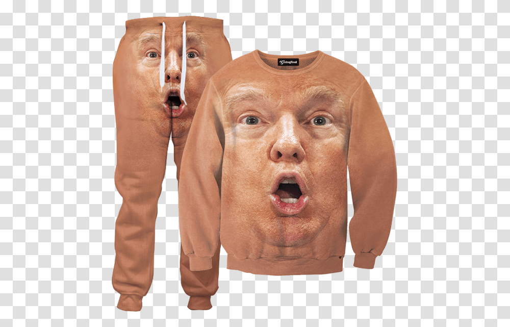 Pin Trump Uv Light Meme, Head, Person, Clothing, Torso Transparent Png