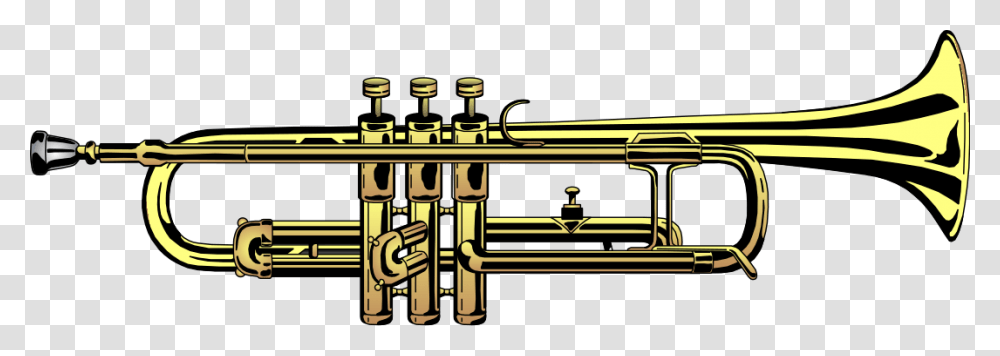 Pin Trumpet Clipart Trumpet Clip Art, Horn, Brass Section, Musical Instrument, Cornet Transparent Png