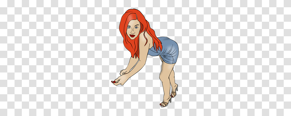 Pin Up Girl Person, Sport, Female Transparent Png