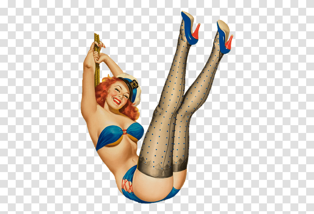 Pin Up Girl Ertico Mujer Sexy Pin Up Pose Pin Up Girl Free, Pants, Person, Acrobatic Transparent Png
