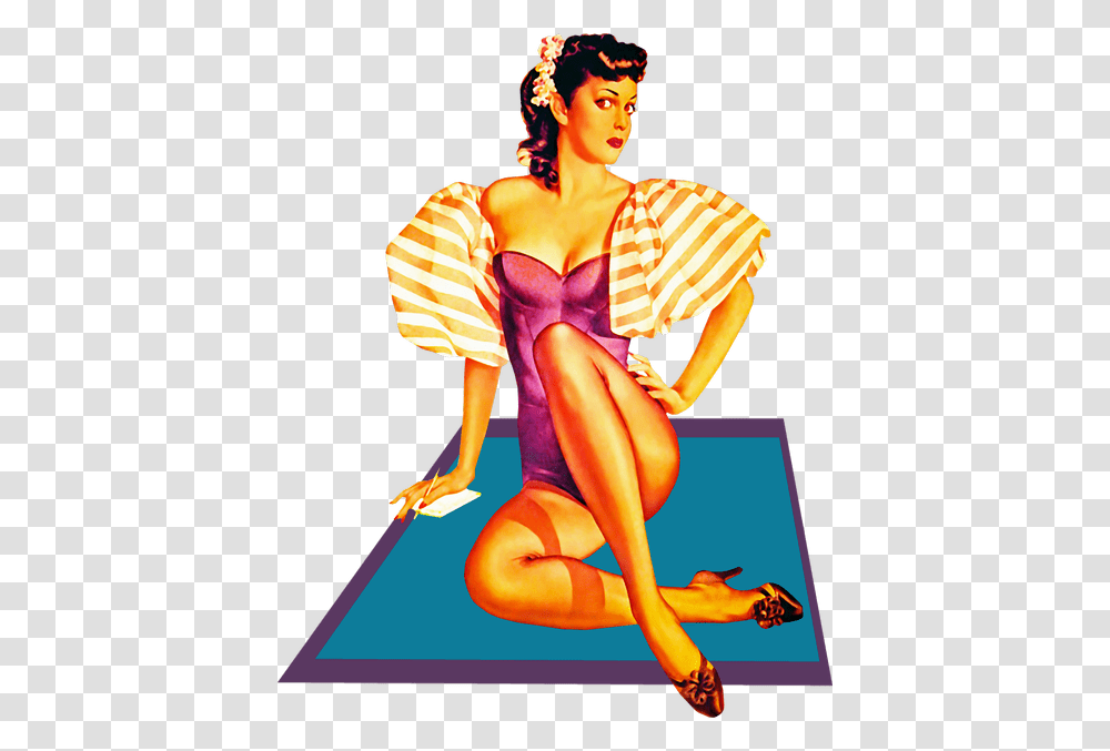 Pin Up Girl Woman Sexy Illustration Pin Up Rtro, Person, Performer, Costume Transparent Png