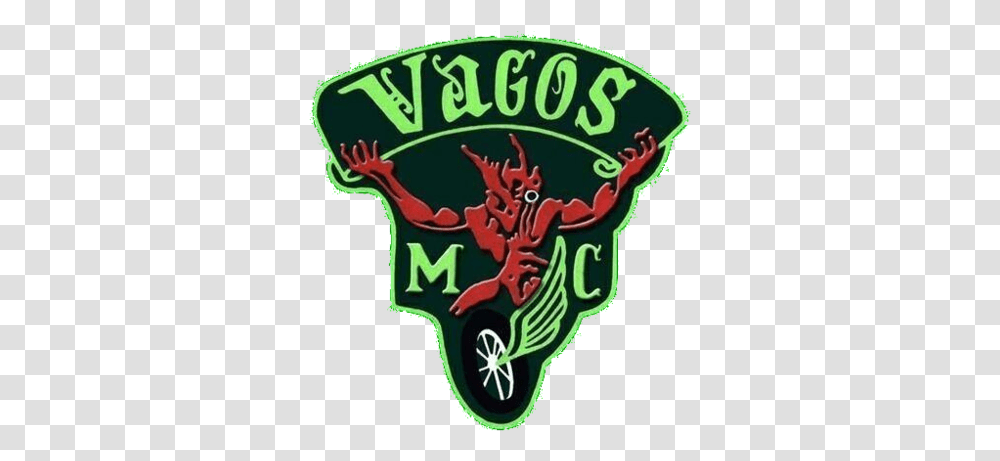 Pin Vagos Motorcycle Club, Logo, Symbol, Trademark, Badge Transparent Png