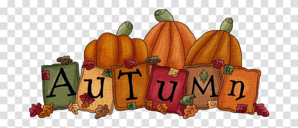 Pin Welcome Autumn Clipart, Plant, Text, Pumpkin, Vegetable Transparent Png