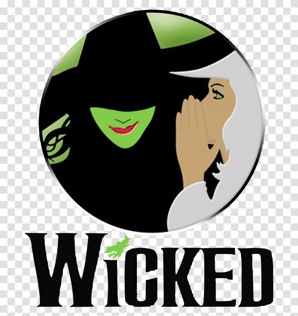 Pin Wicked The Musical, Poster, Logo, Symbol, Face Transparent Png