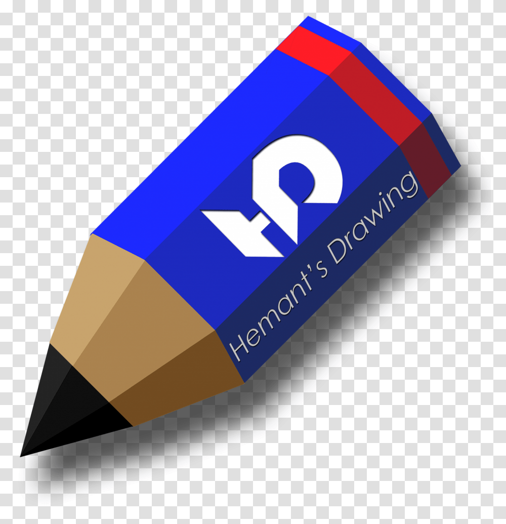 Pin Youtube Painting Channel Logo, Text, Pencil, Rubber Eraser Transparent Png