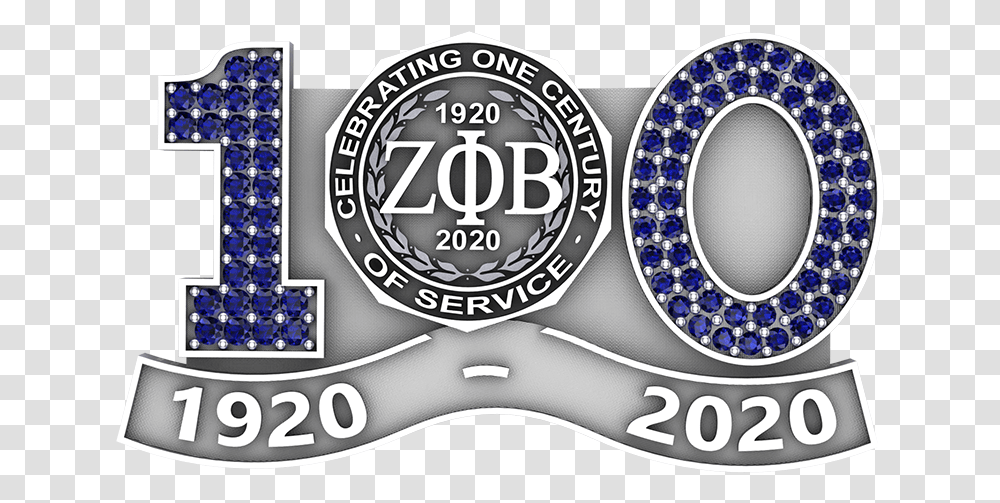 Pin Zeta Phi Beta 100 Years, Logo, Trademark Transparent Png