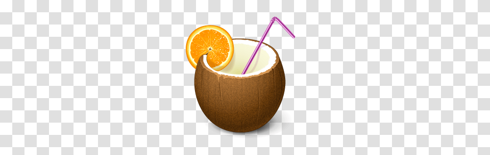 Pina Colada Cocktail Icon Download Vacation Icons Iconspedia, Plant, Fruit, Food, Citrus Fruit Transparent Png