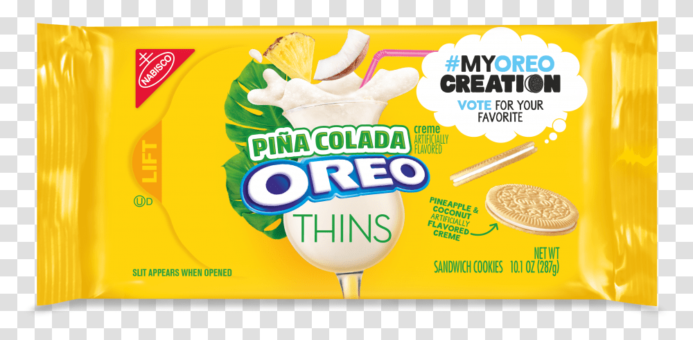 Pina Colada Oreo Thins, Advertisement, Flyer, Poster, Paper Transparent Png