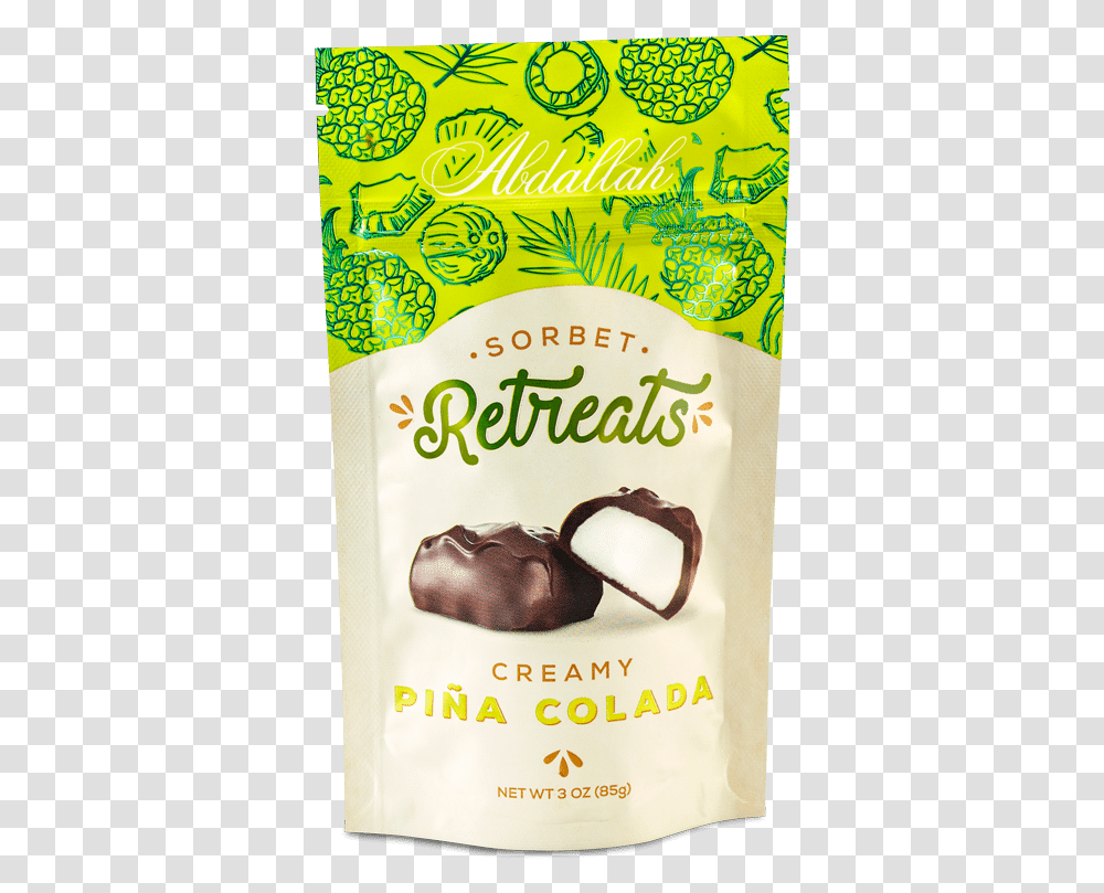 Pina Colada Sorbet Candy Chocolate, Food, Sweets, Confectionery, Dessert Transparent Png