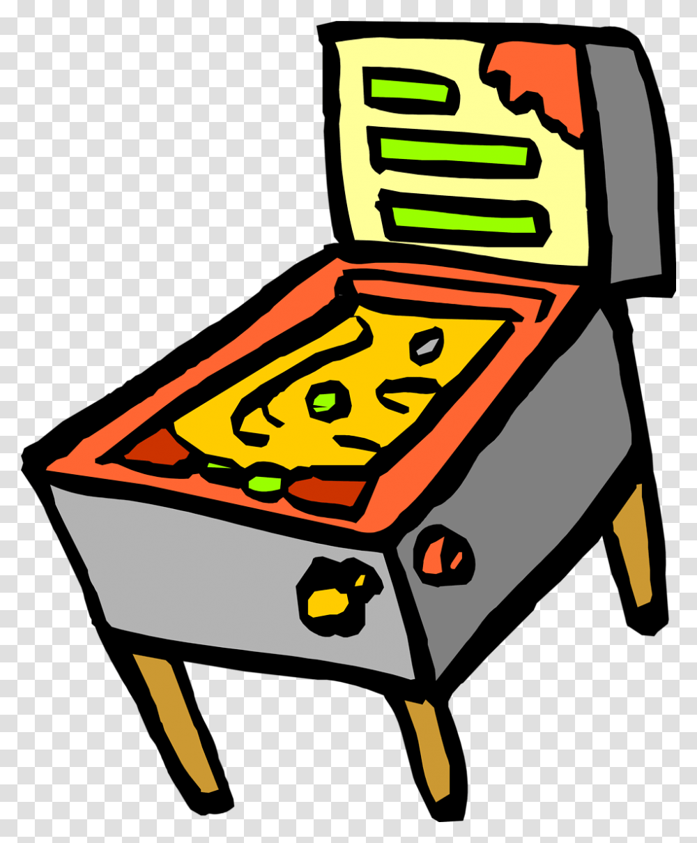 Pinball Clipart, Arcade Game Machine, Furniture Transparent Png