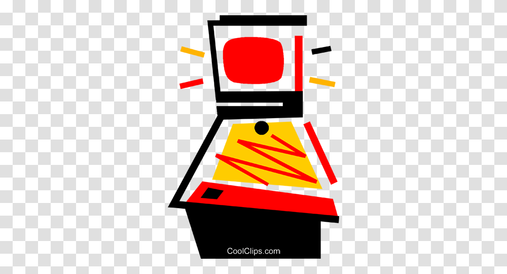 Pinball Royalty Free Vector Clip Art Illustration, Light, Traffic Light Transparent Png