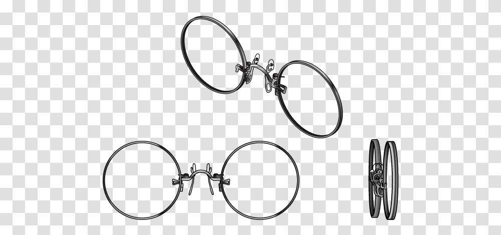 Pince Nez Frames, Glasses, Accessories, Accessory, Goggles Transparent Png