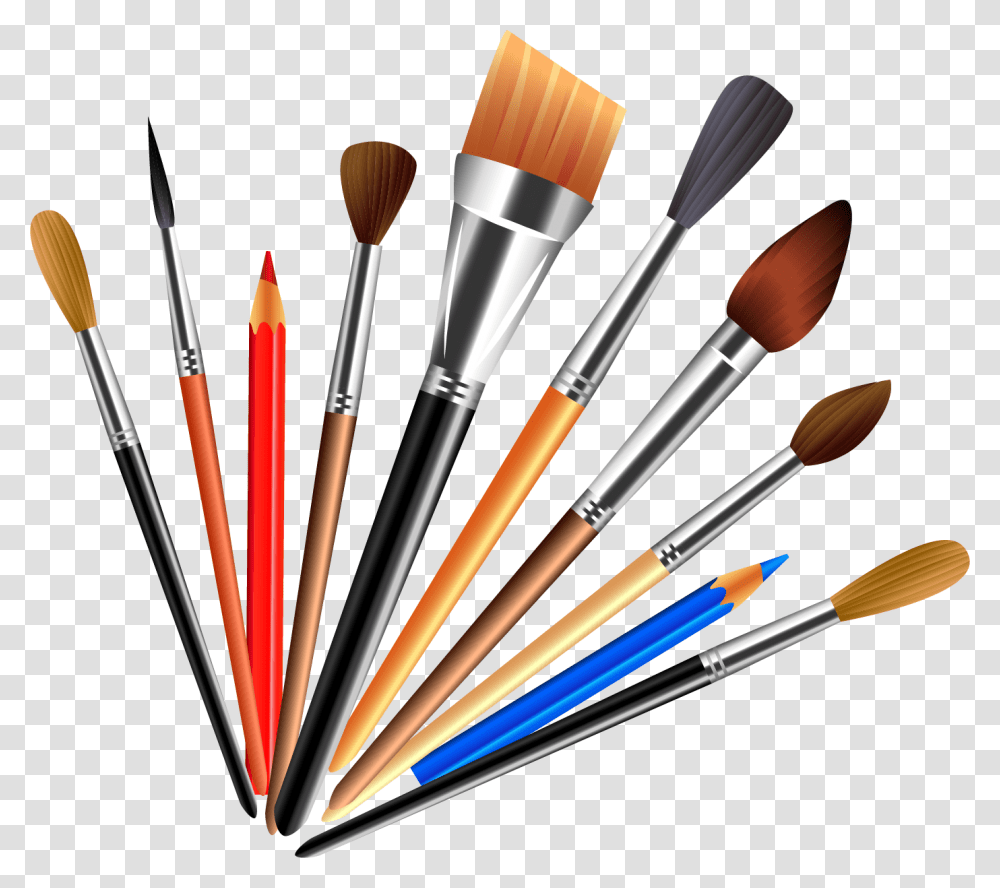 Pincel Kuas Vector, Brush, Tool, Toothbrush Transparent Png