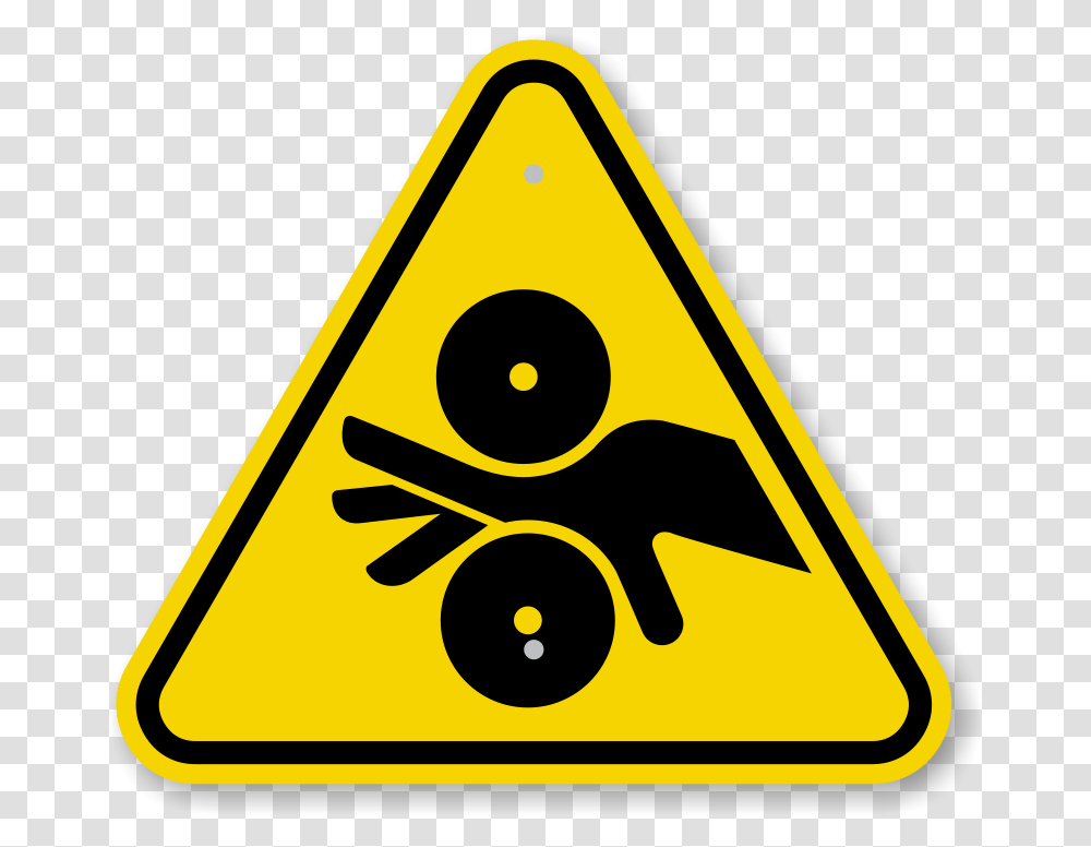 Pinch Point Clip Art, Road Sign Transparent Png