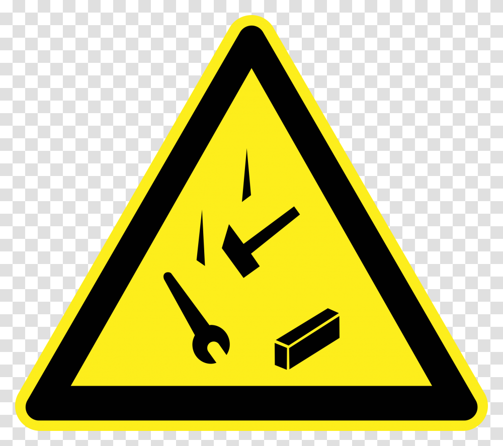 Pinch Point Hazard Symbol, Road Sign, Triangle Transparent Png