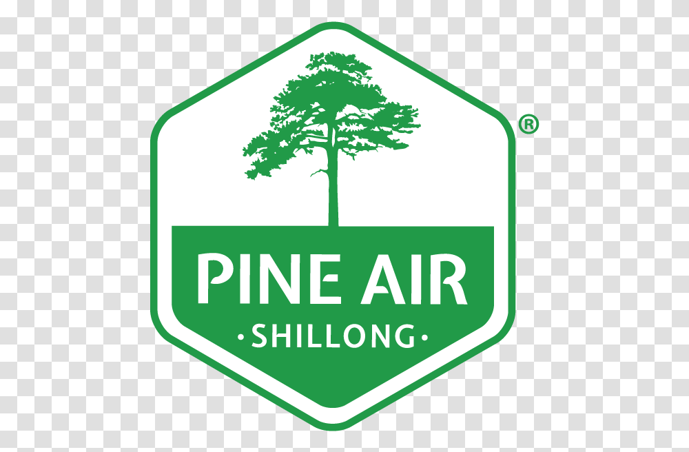 Pine Air Bed Breakfast Traffic Sign, Plant, Label, Text, Vegetation Transparent Png