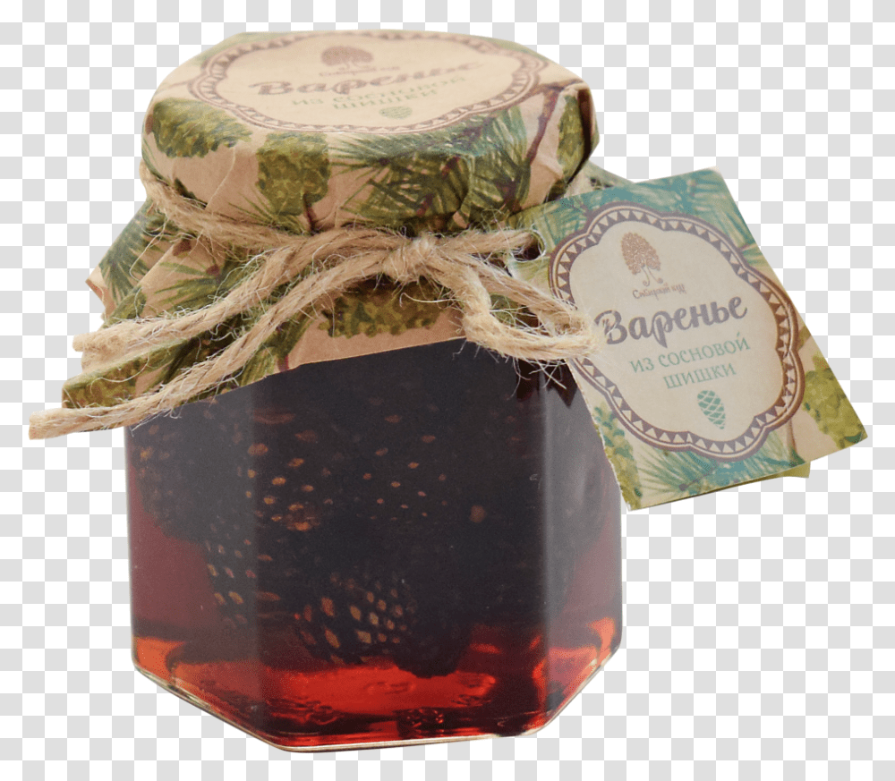 Pine Cone Jam 200g To Buy Glass Bottle, Jar, Food, Honey Transparent Png