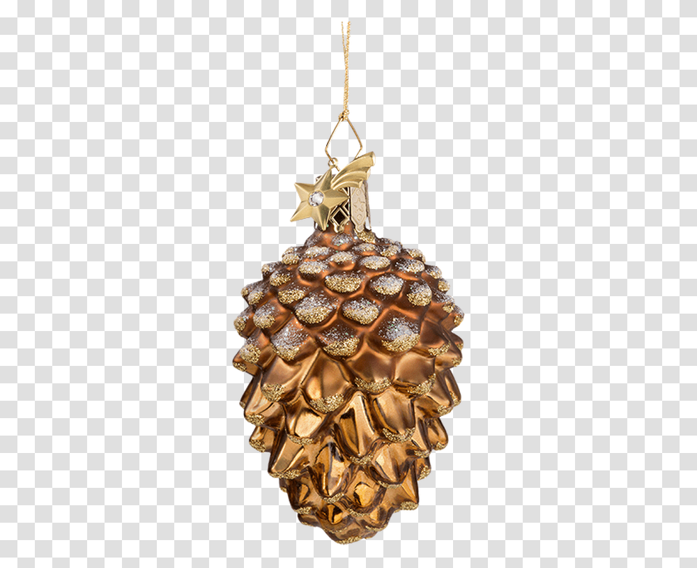 Pine Cone Ornament Brass, Gold, Food, Honey Transparent Png