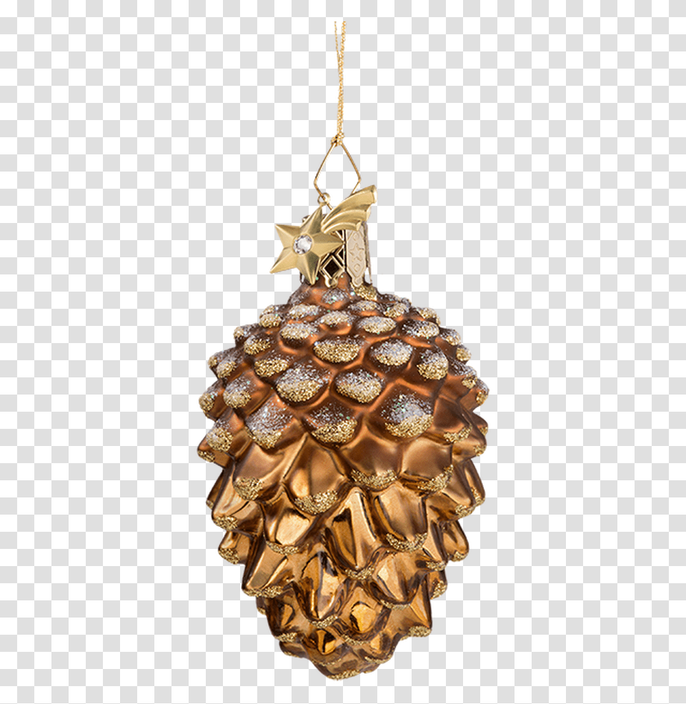 Pine Cone Solid, Gold, Bronze, Ornament Transparent Png