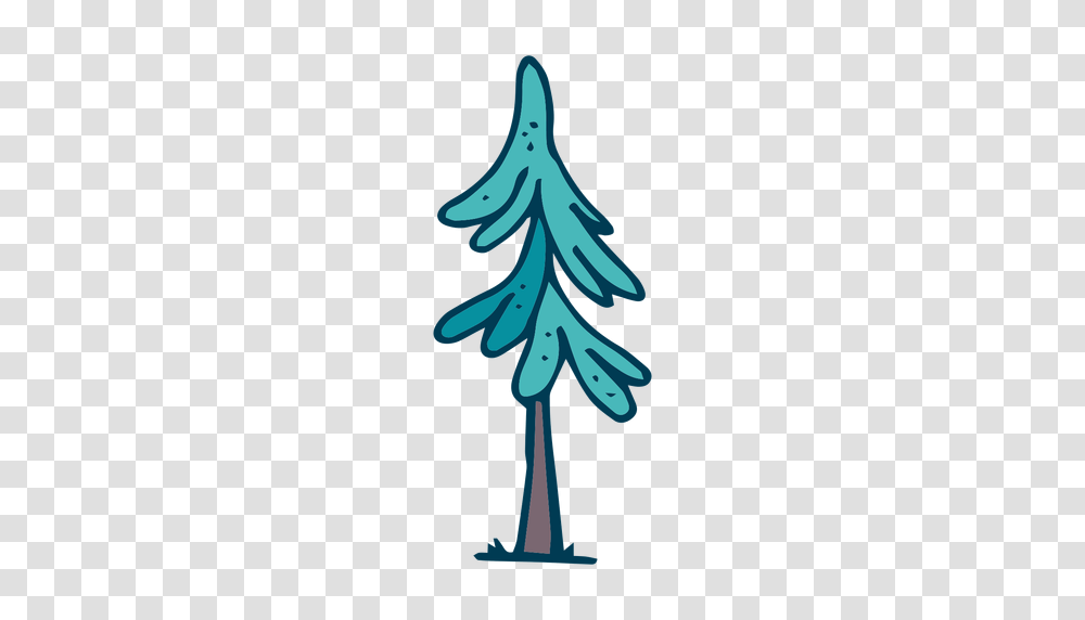 Pine Tree Cartoon, Plant, Conifer, Ornament Transparent Png