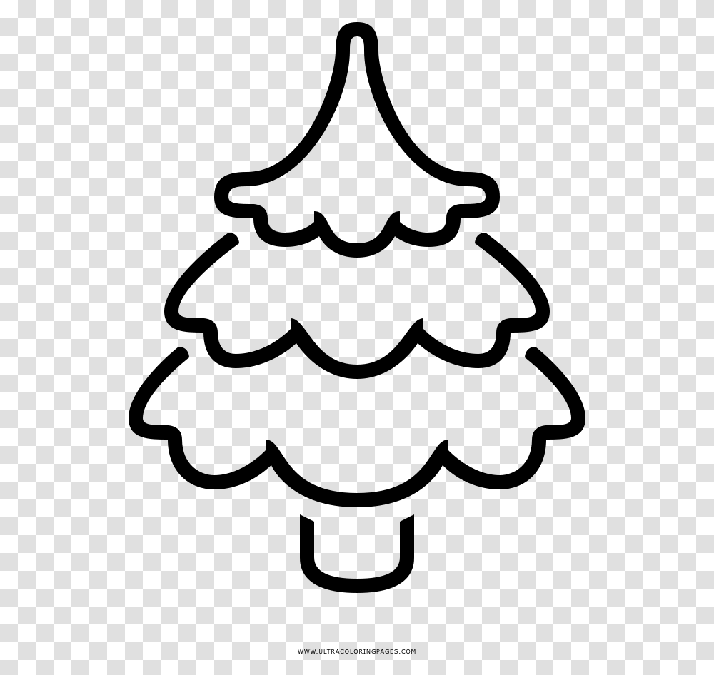 Pine Tree Coloring Page, Gray, World Of Warcraft Transparent Png