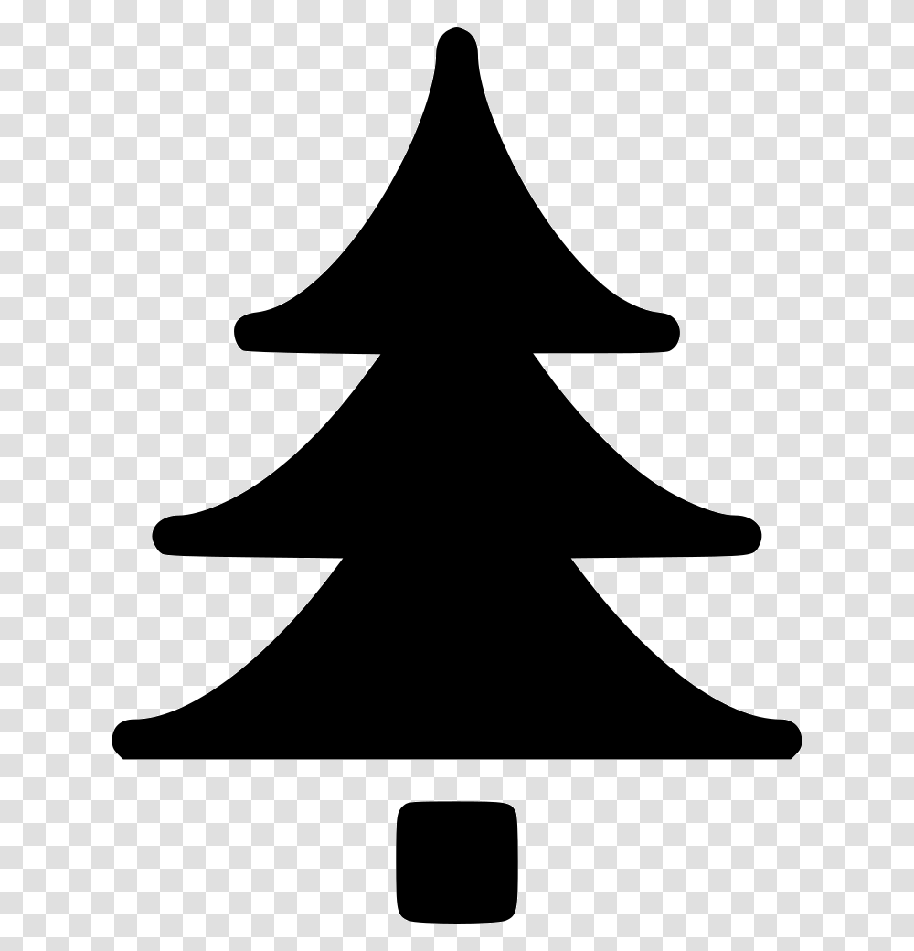 Pine Tree Conical Treepng Black, Axe, Tool, Silhouette, Stencil Transparent Png