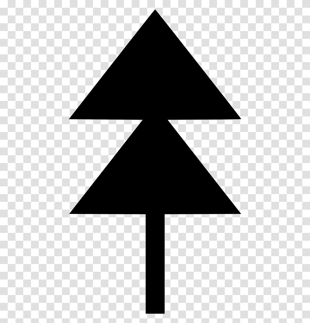 Pine Tree North Ing Outdoor Icon Free Download, Cross, Triangle, Sign Transparent Png