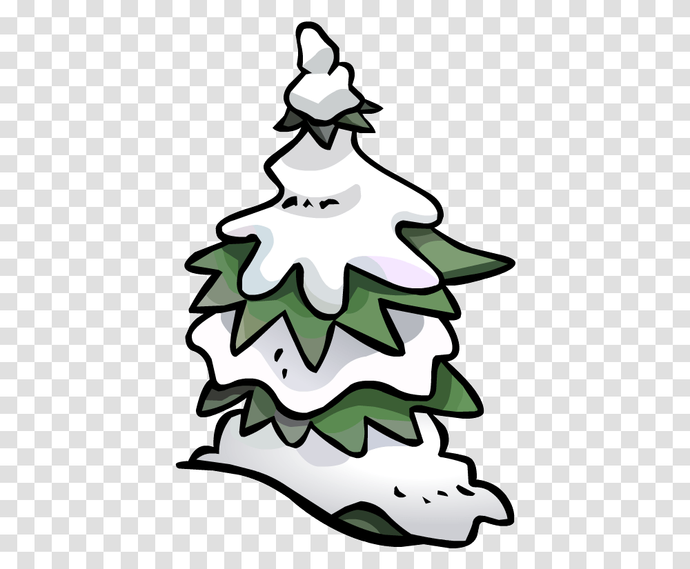 Pine Tree Snow Fort Club Penguin Tree Club Penguin Snow Forts, Plant, Ornament, Christmas Tree, Fir Transparent Png