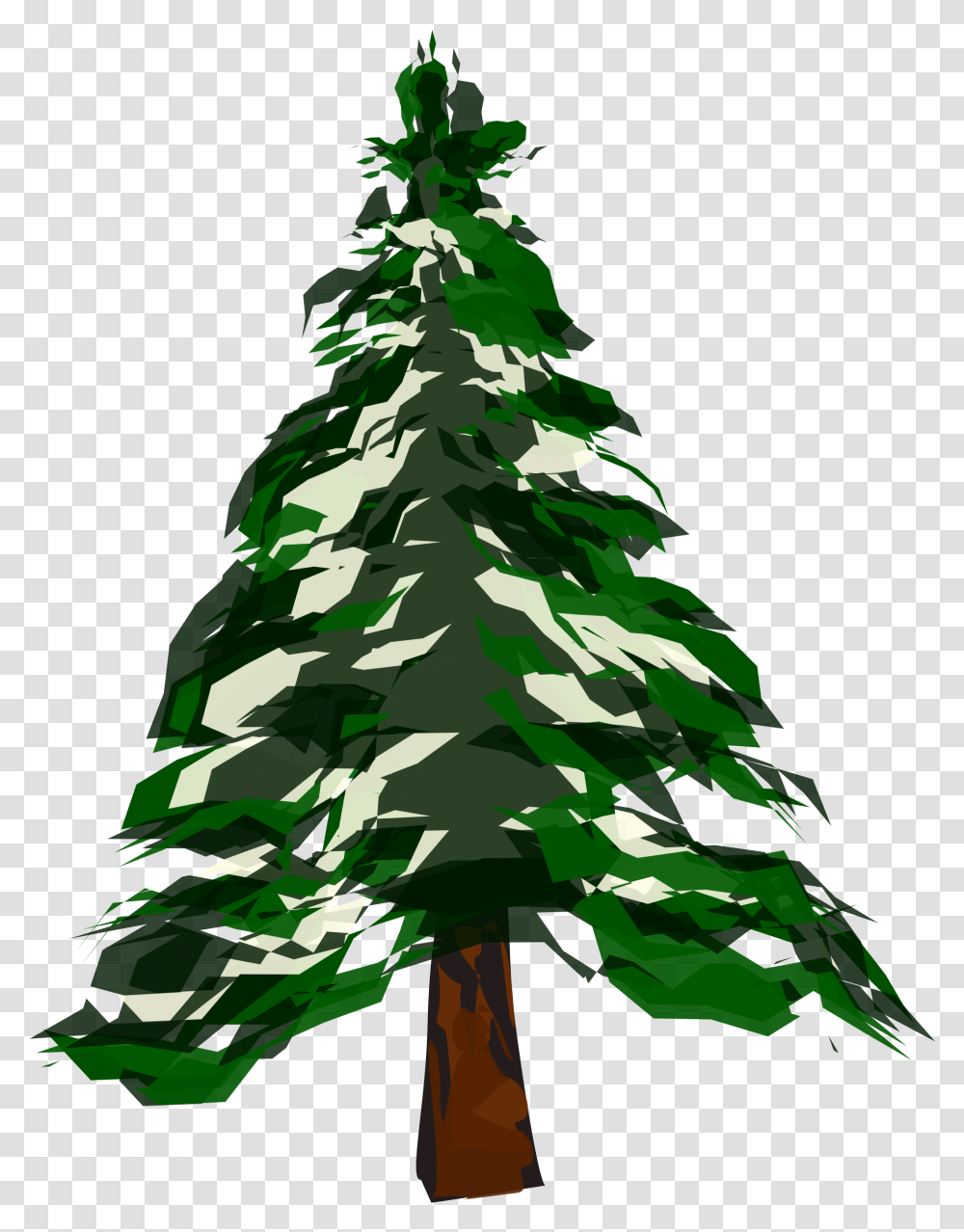 Pine Tree Snow Picture Deciduous Vs Coniferous Trees, Plant, Ornament, Christmas Tree, Fir Transparent Png