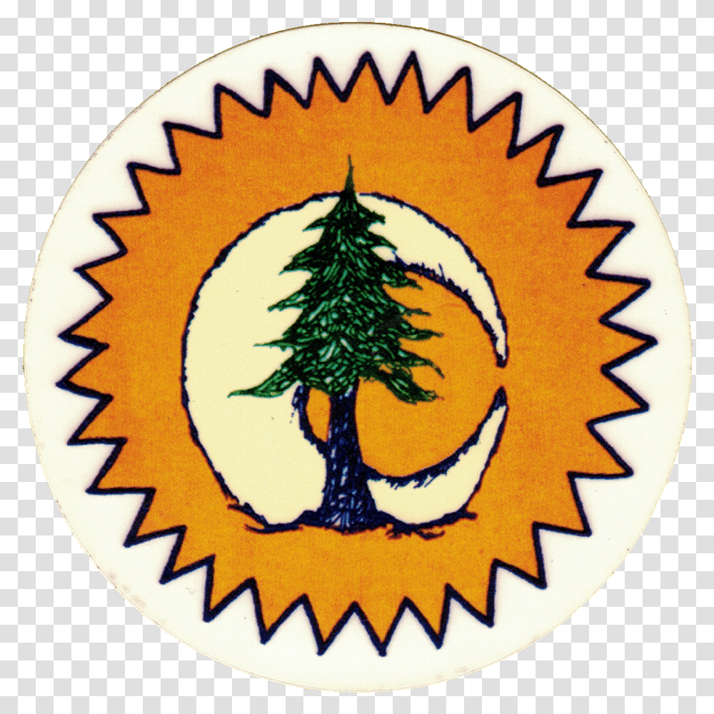 Pine Trees Clipart Sun Moon Pine Tree Clipart Pine Tree Tattoo, Label, Text, Sticker, Plant Transparent Png