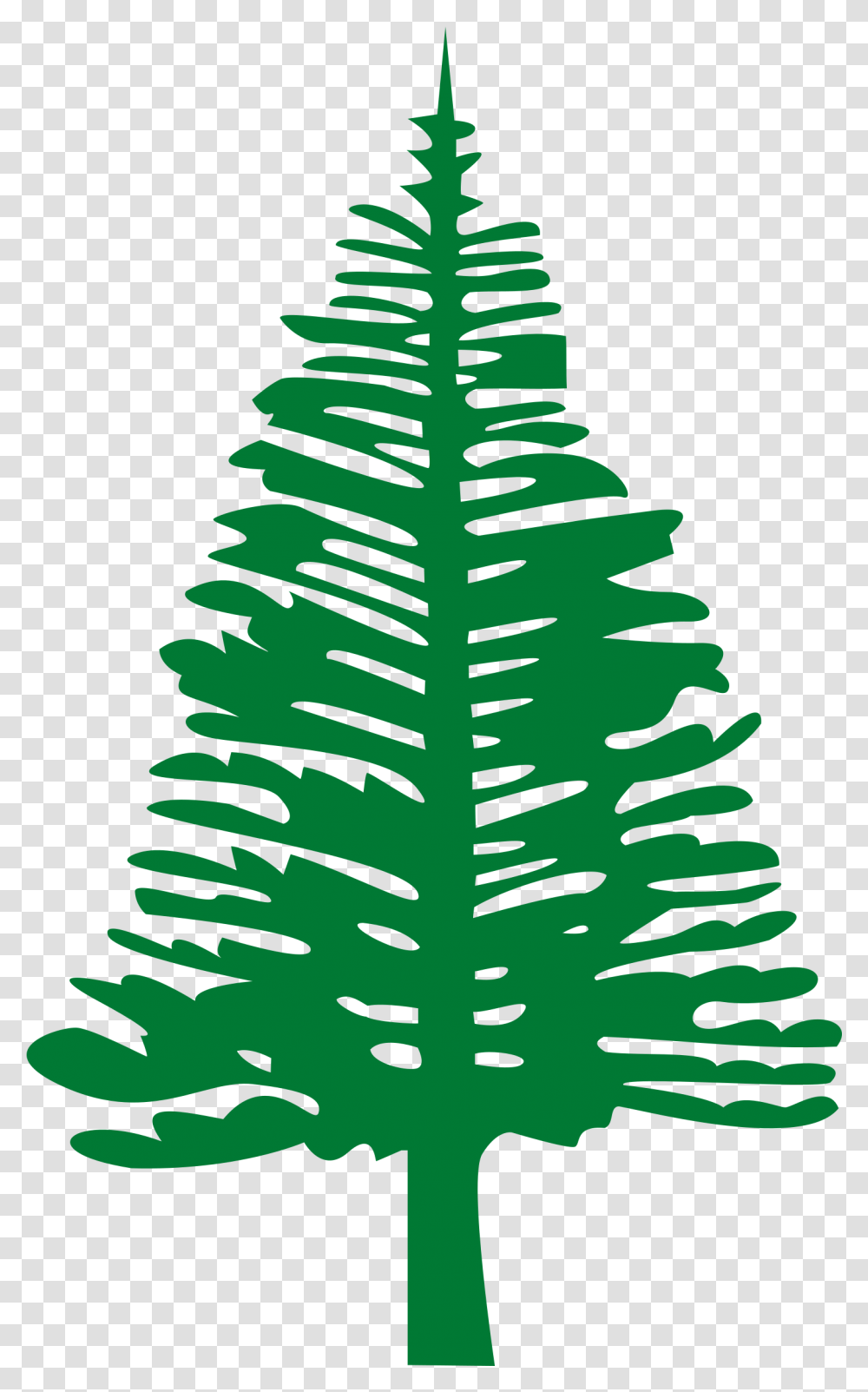 Pine Trees Hd Norfolk Island Flag, Green, Plant, Christmas Tree, Ornament Transparent Png