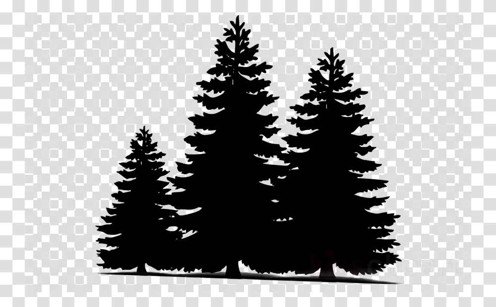 Pine Trees Silhouette, Plant, Fir, Abies, Ornament Transparent Png