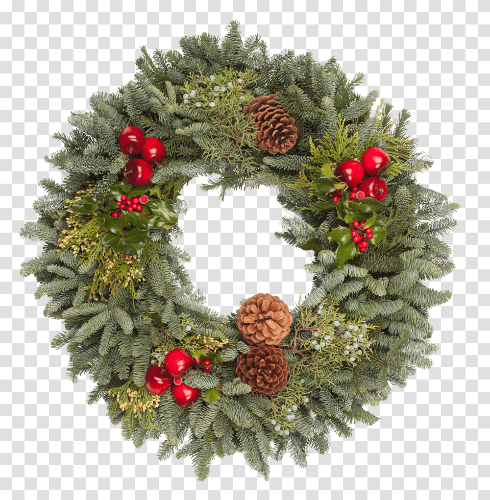 Pine Wreath Christmas Wreath With Transparency, Rug Transparent Png
