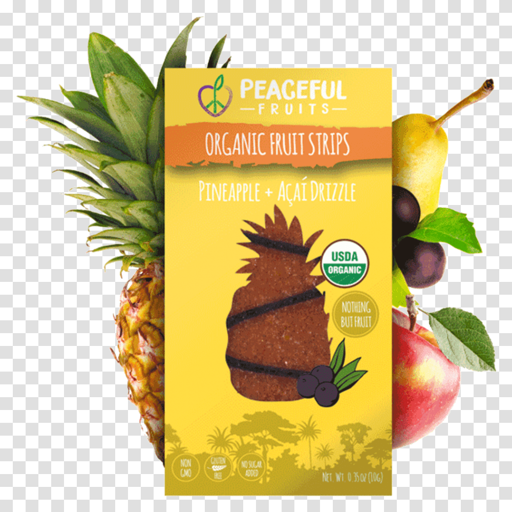 Pineapple Acai Fruit Snacks Pineapple, Plant, Food Transparent Png