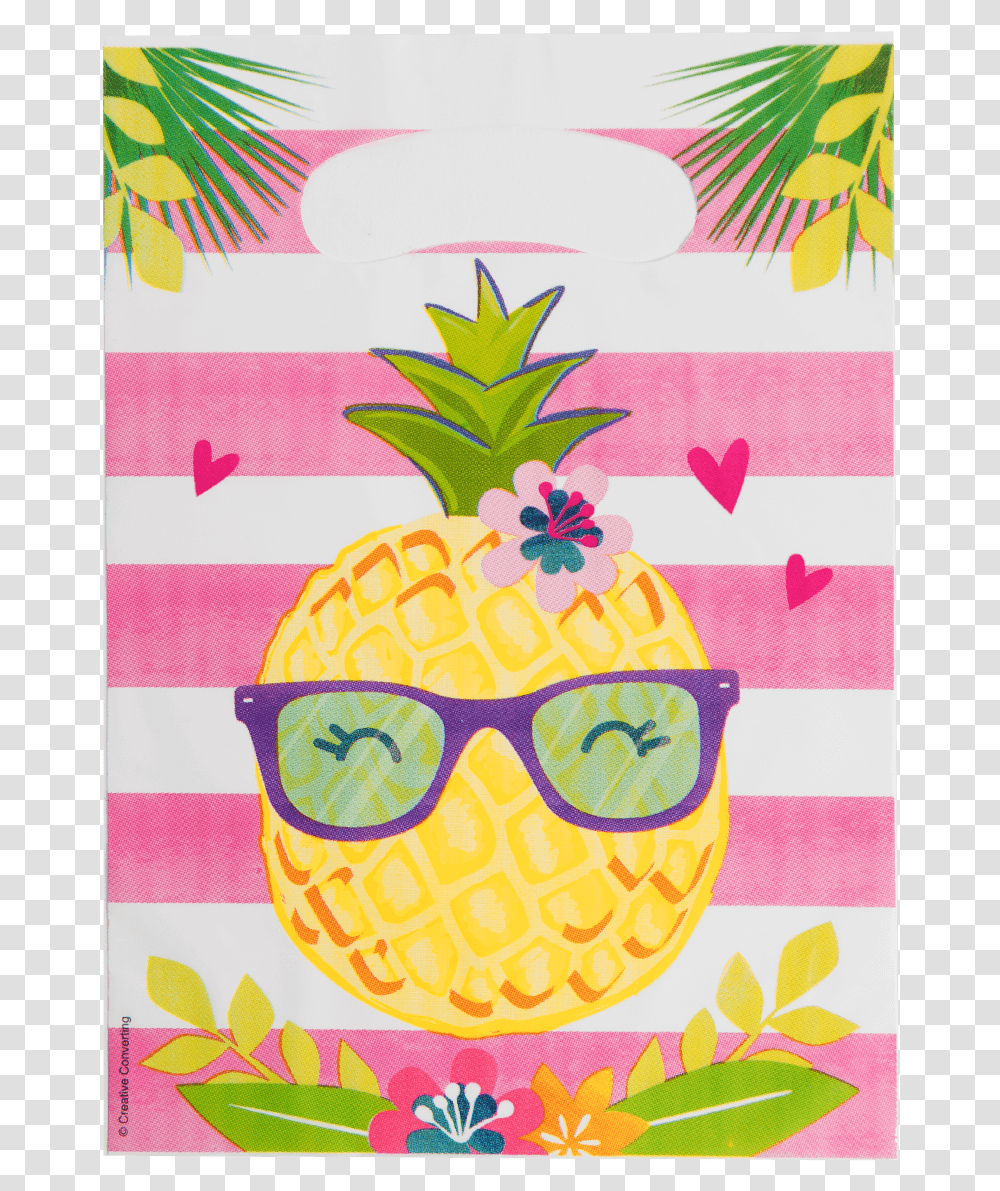 Pineapple Amp Friends Loot Bags Pineapple And Friends, Floral Design Transparent Png