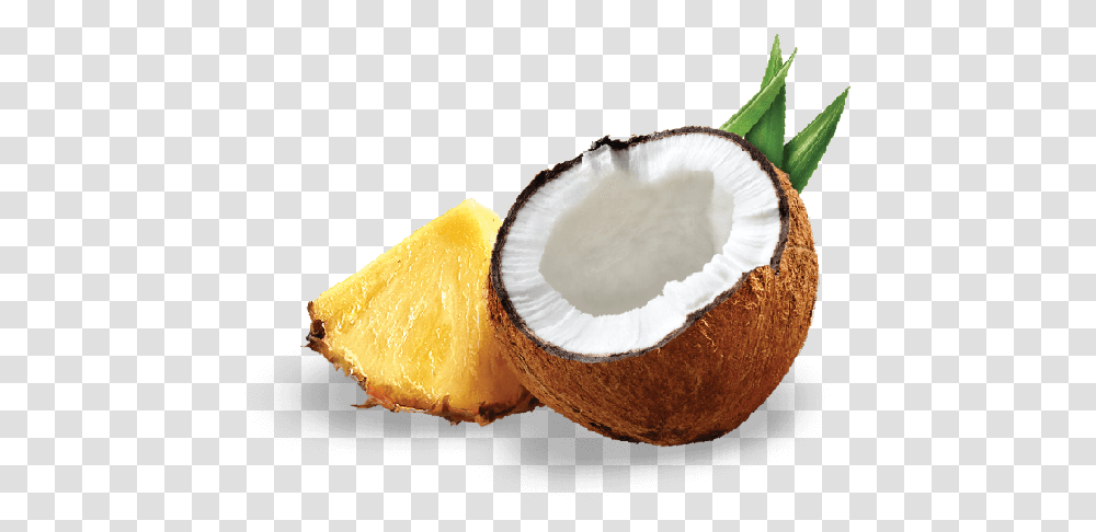 Pineapple And Coconut Clipart, Plant, Fruit, Food, Vegetable Transparent Png