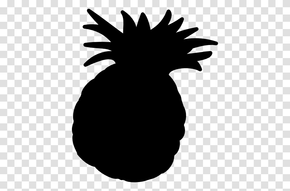 Pineapple Black Clip Art, Silhouette, Stencil, Cat, Pet Transparent Png