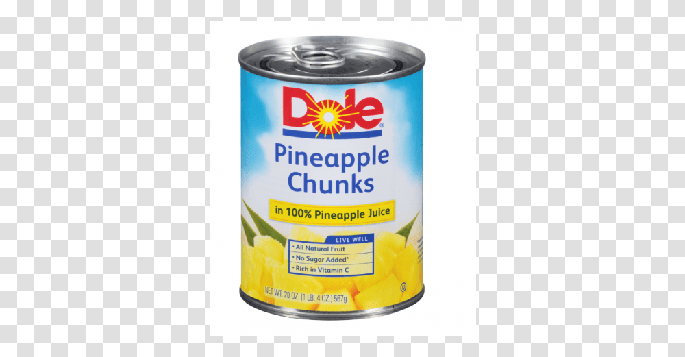 Pineapple Chunk In Can, Tin, Bowl, Ketchup, Food Transparent Png