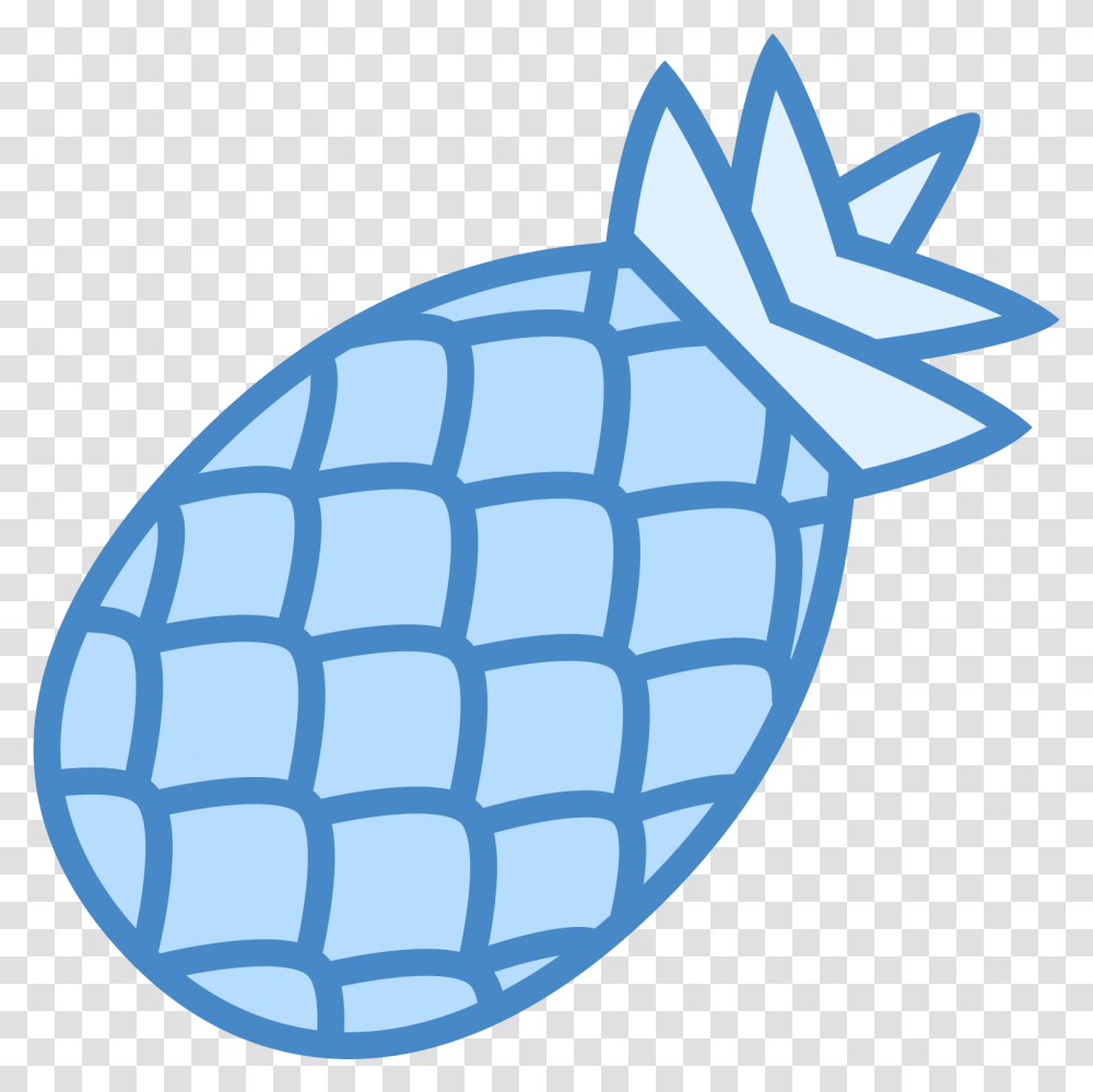 Pineapple Clipart Blue Blue Pineapple Symbol, Egg, Food, Animal, Grenade Transparent Png