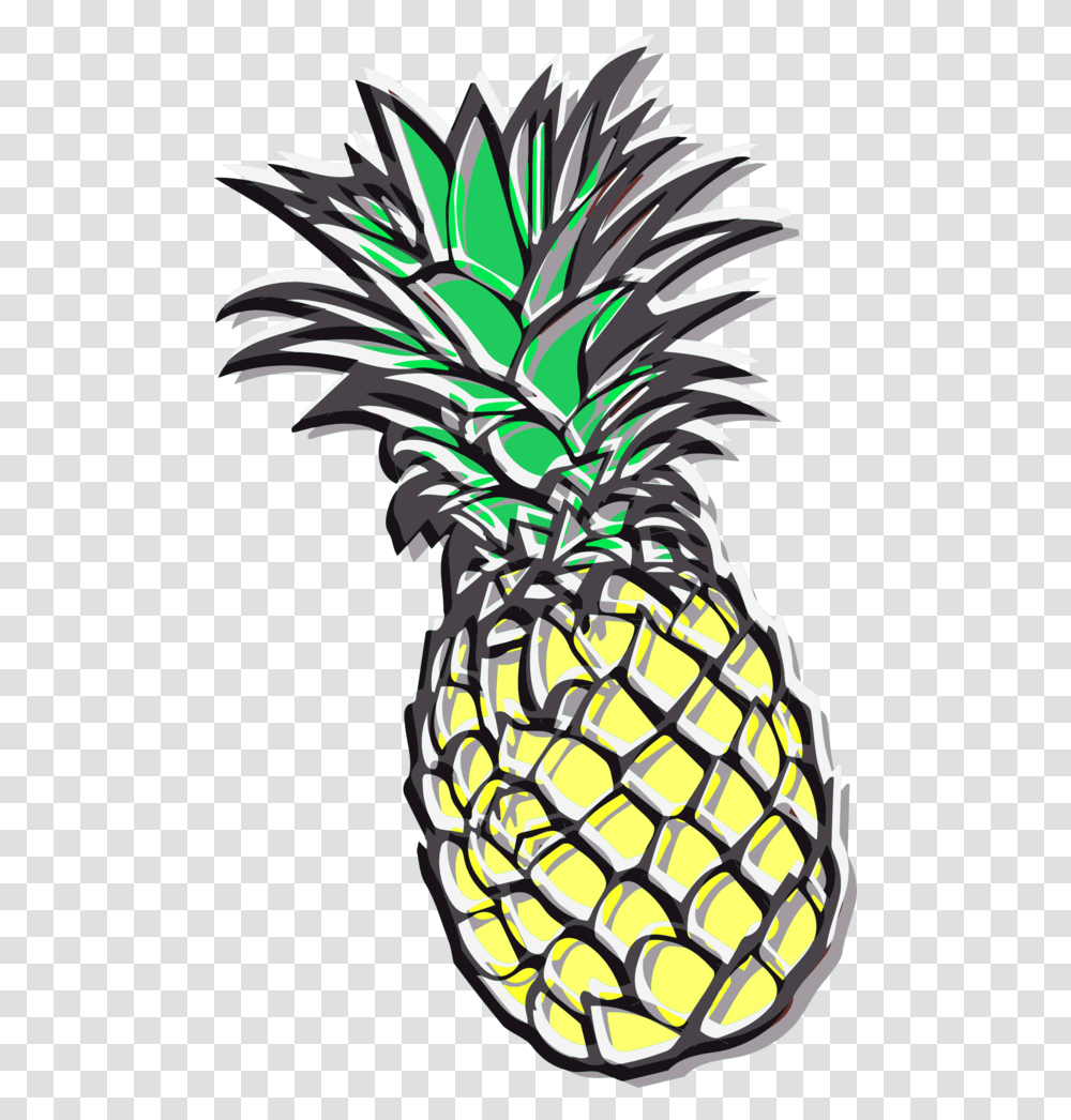 Pineapple Clipart Clipart Pineapple, Plant, Fruit, Food, Graphics Transparent Png