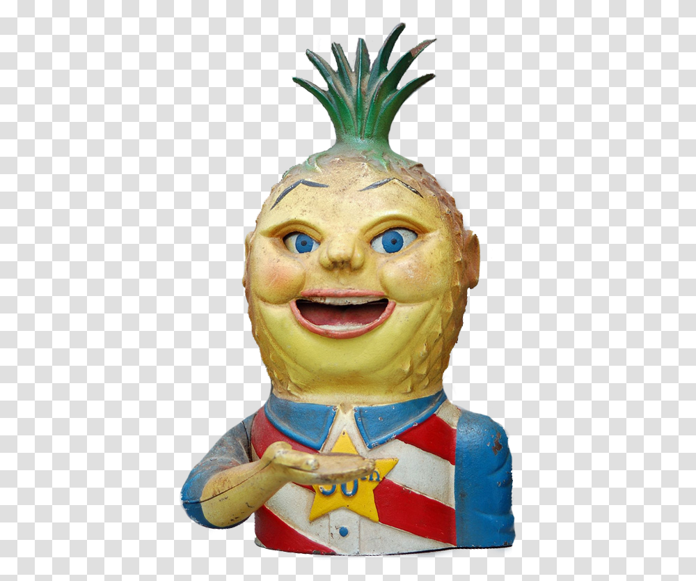 Pineapple Clipart Download Human Pineapple, Figurine, Head, Pottery, Vase Transparent Png