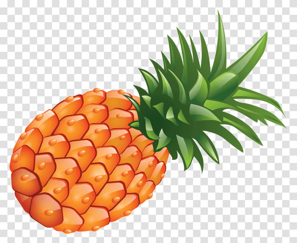 Pineapple Clipart Orange Fruit Fruit Clipart Pineapple, Plant, Food Transparent Png