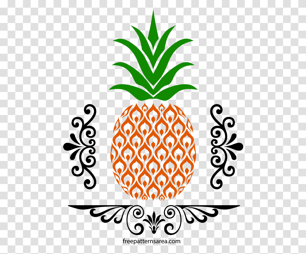 Pineapple Clipart Silhouette Cameo, Plant, Fruit, Food Transparent Png